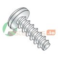 Newport Fasteners Thread Forming Screw, #3 x 3/16 in, Zinc Plated Steel Pan Head Phillips Drive, 10000 PK 918052